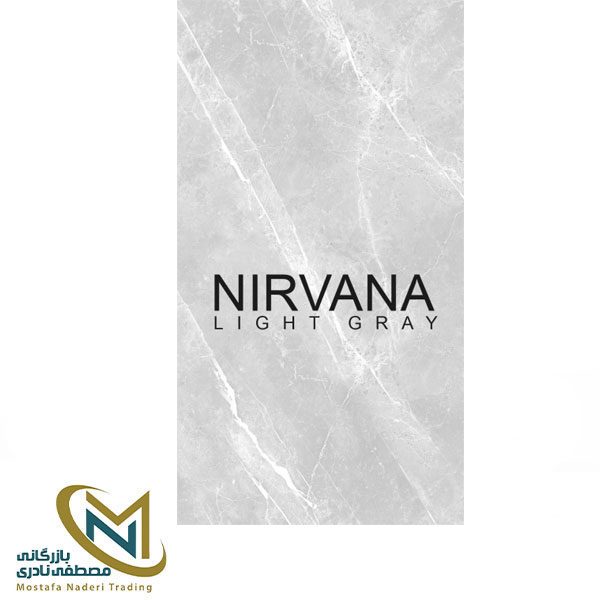 سرامیک 120*60 Glossy گلوریا سرامیک مدل NIRVANA LIGHT GRAY